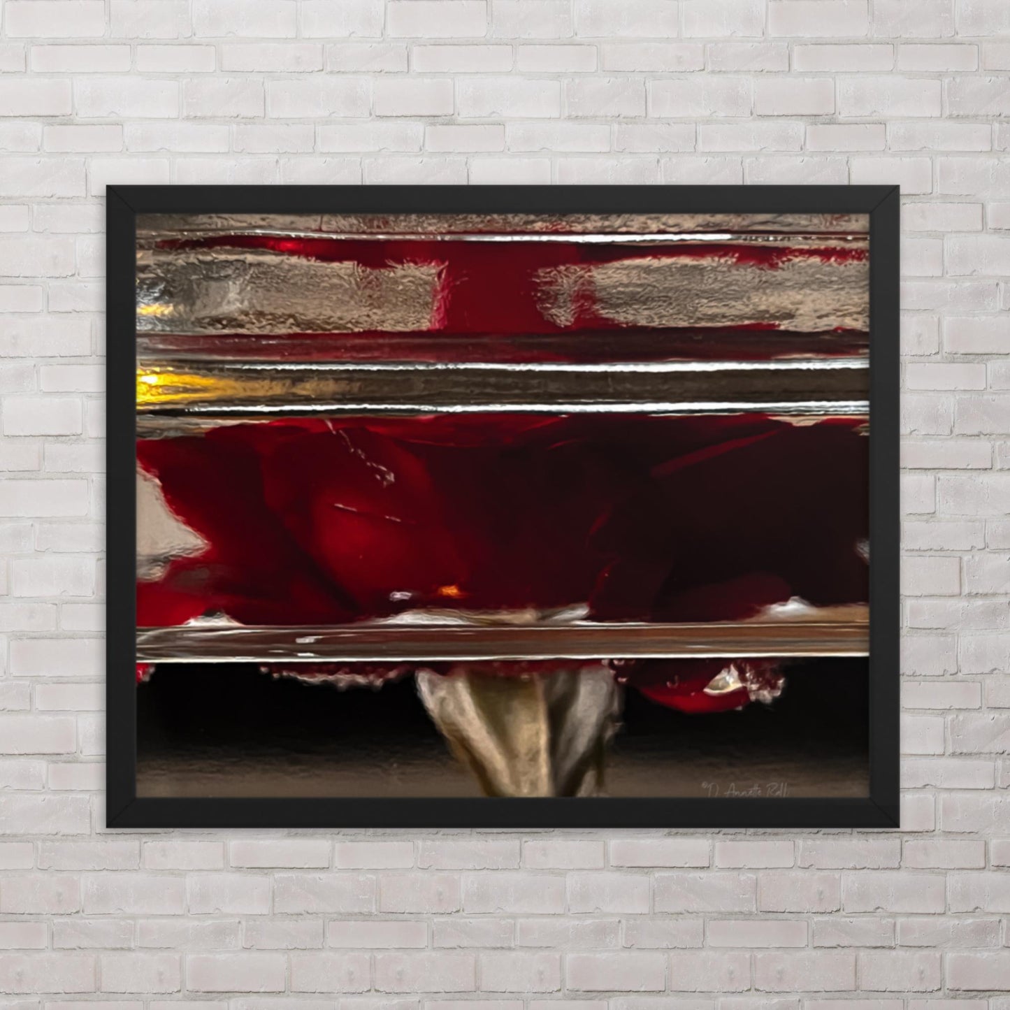 Water Roses (Framed poster)