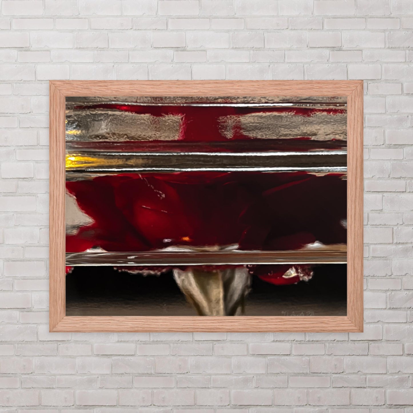 Water Roses (Framed poster)