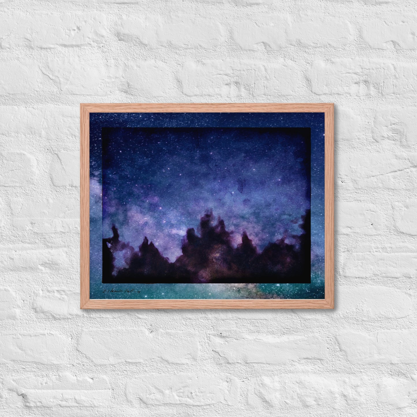 Winter Night (Framed poster)