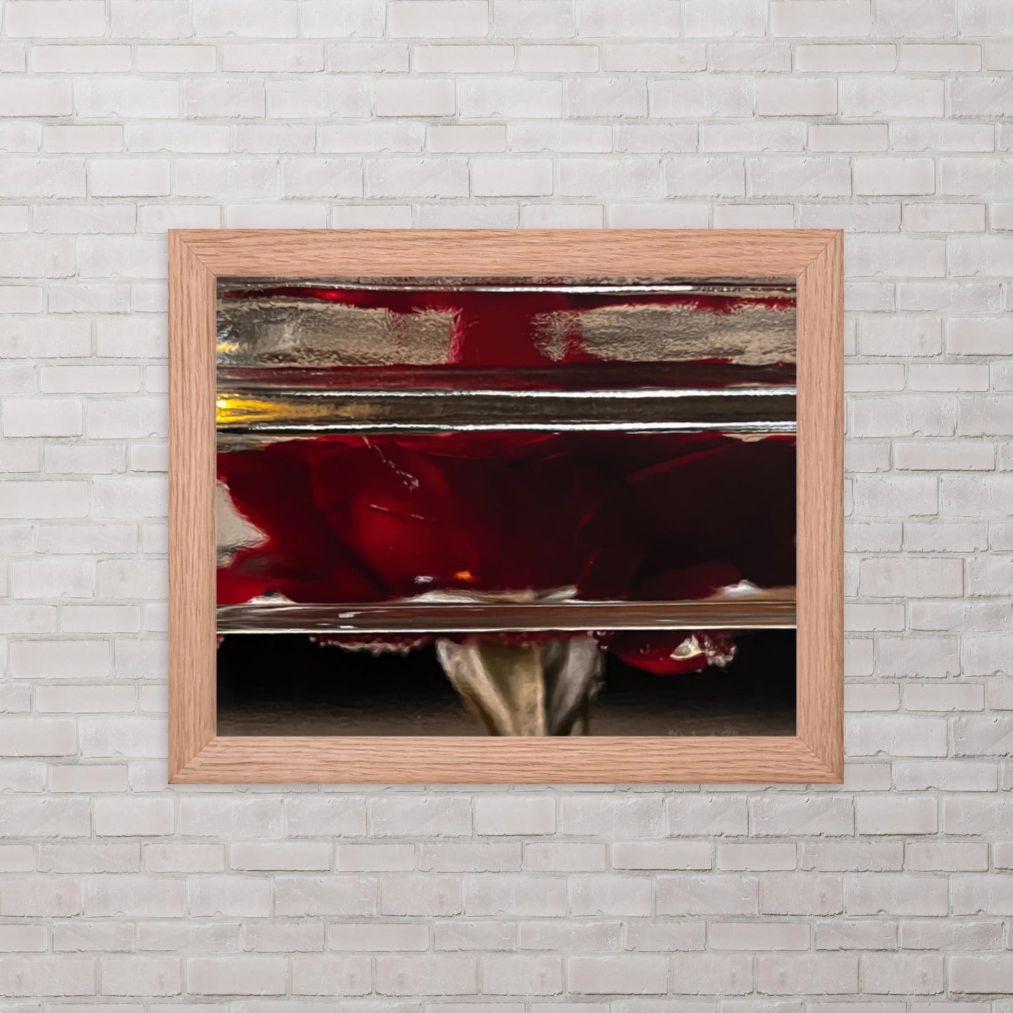 Water Roses (Framed poster)