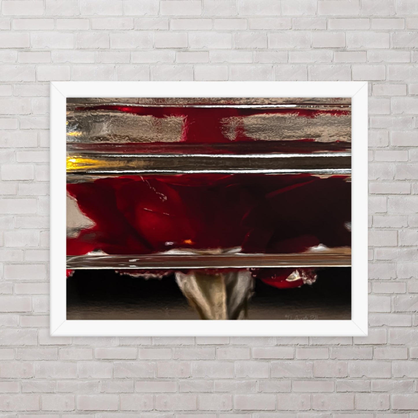 Water Roses (Framed poster)