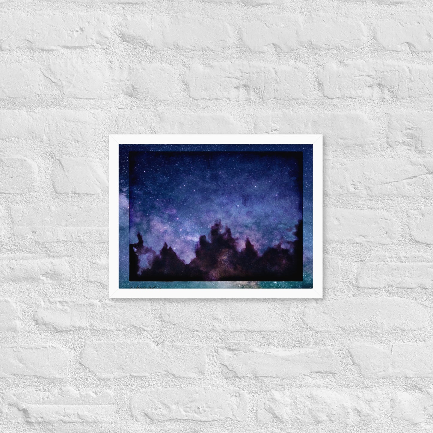 Winter Night (Framed poster)