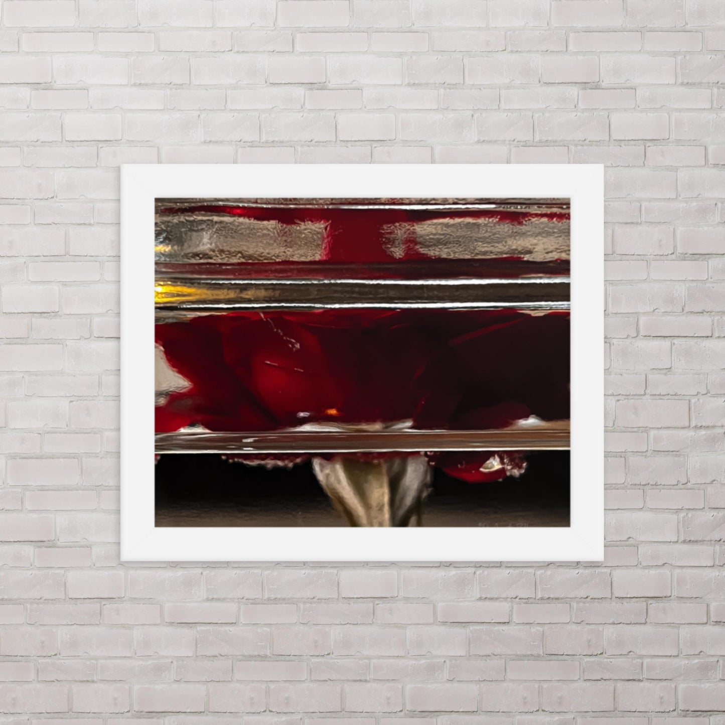 Water Roses (Framed poster)