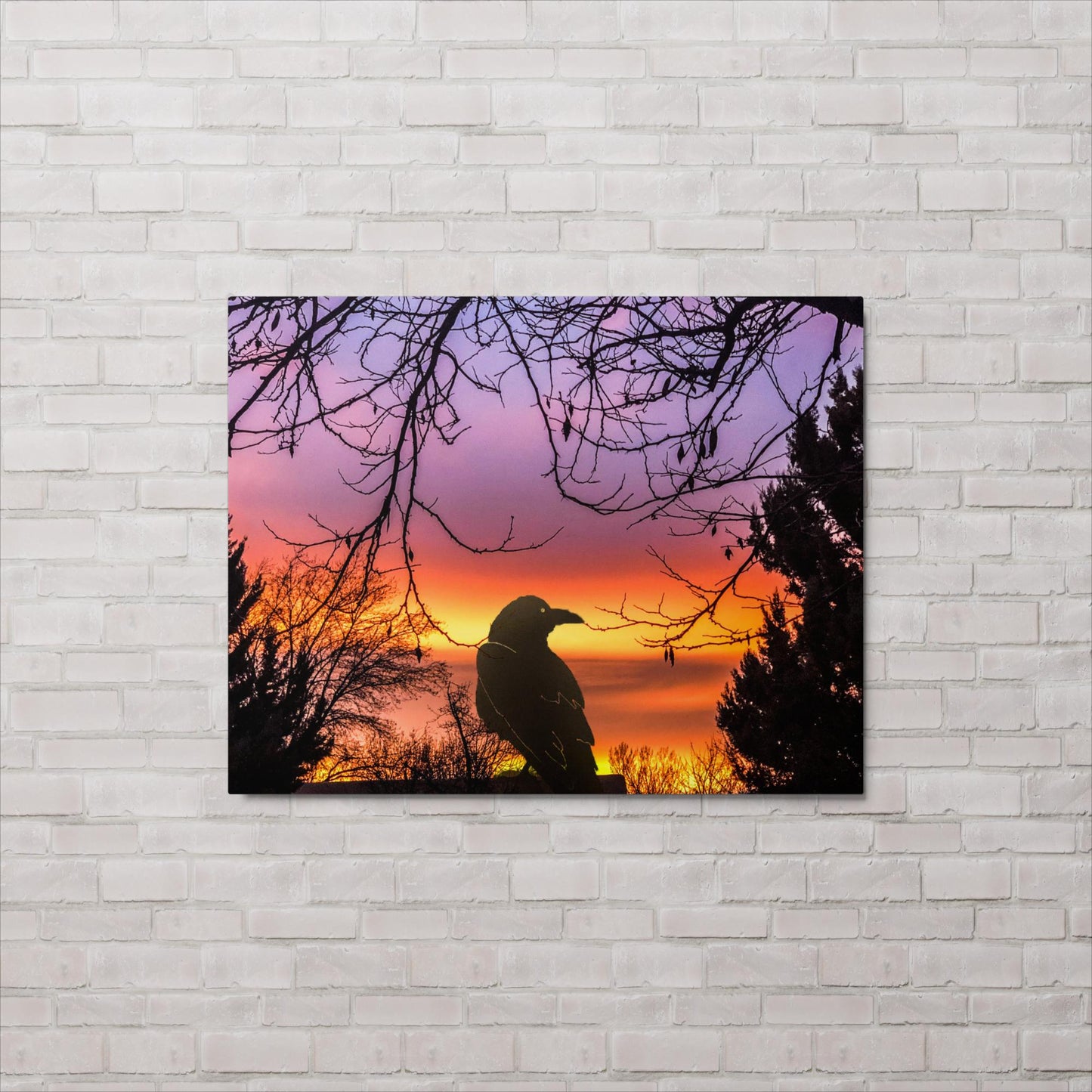 Evening Falls (Metal print)