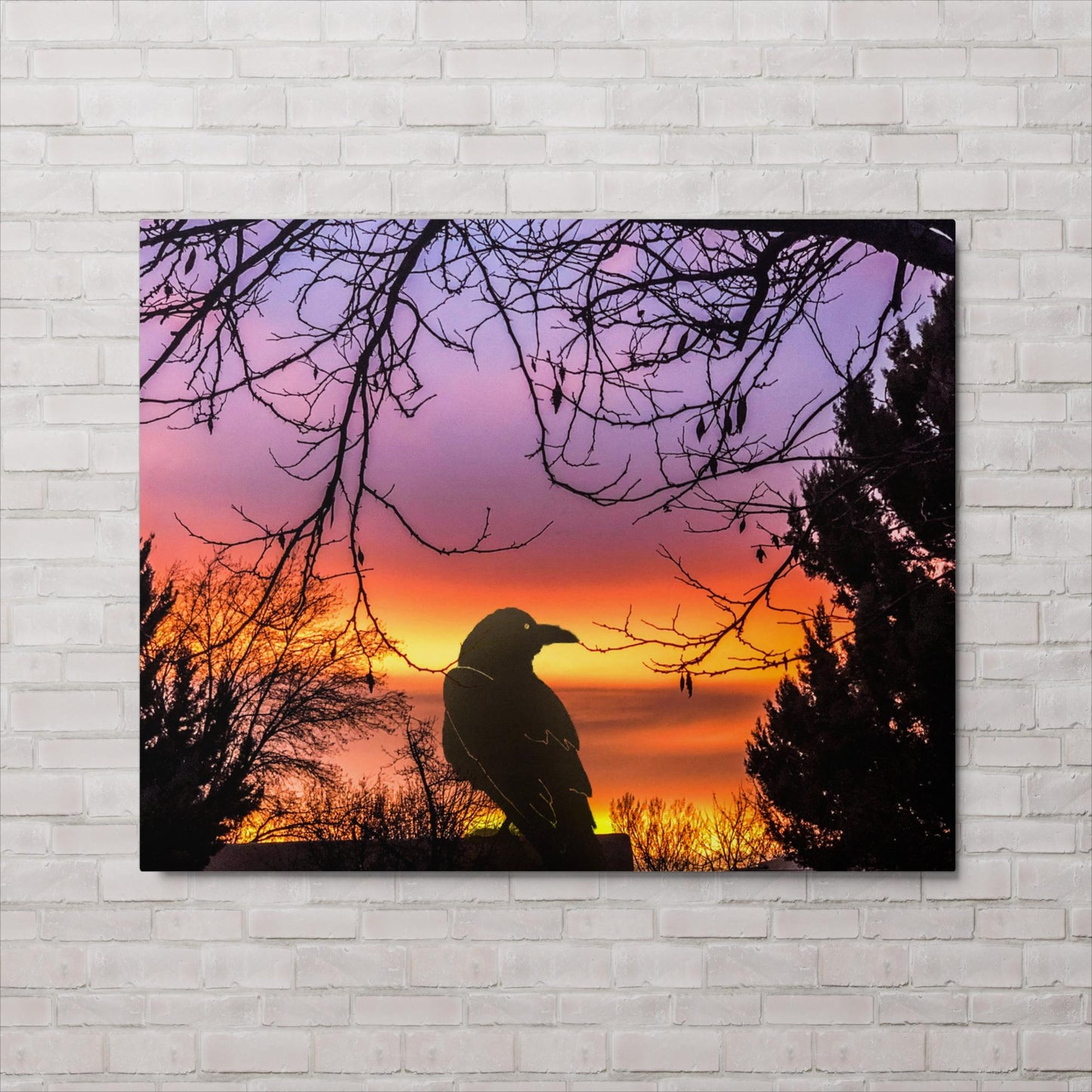 Evening Falls (Metal print)