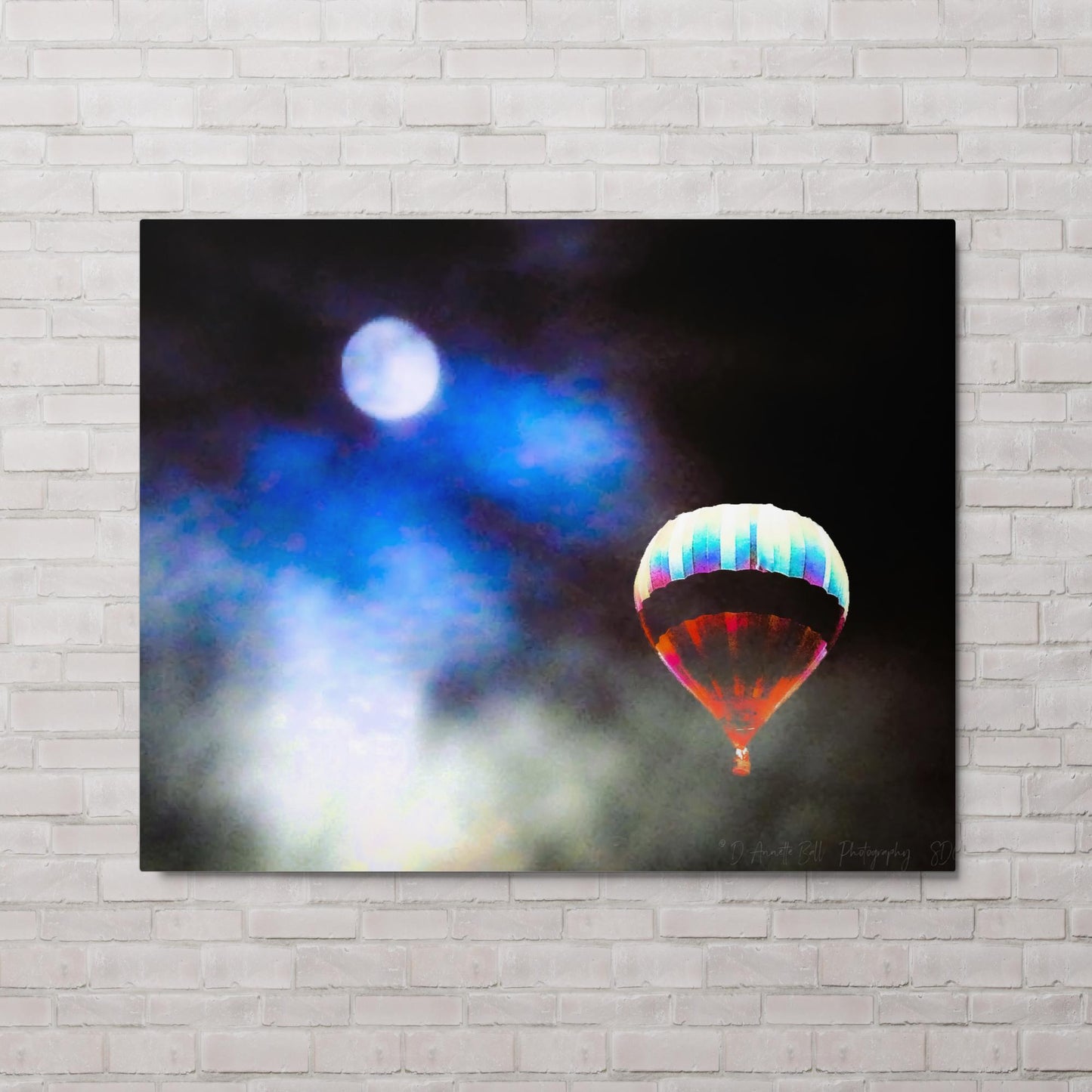 Moonlight Ryder (Metal print)