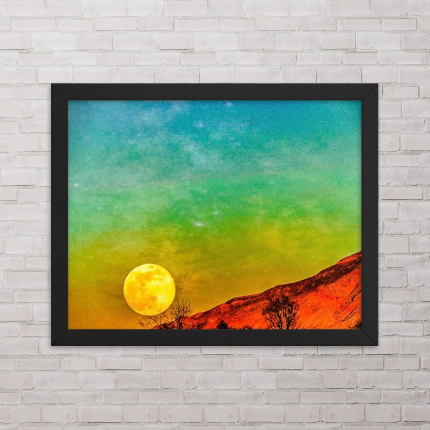 Moon Rise in C Minor (Framed poster)