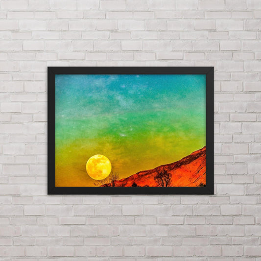 Moon Rise in C Minor (Framed poster)