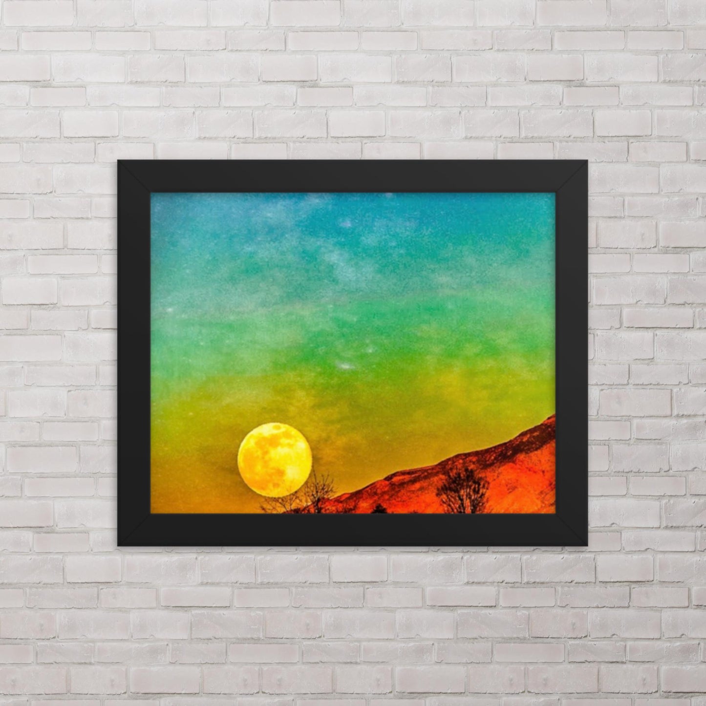 Moon Rise in C Minor (Framed poster)