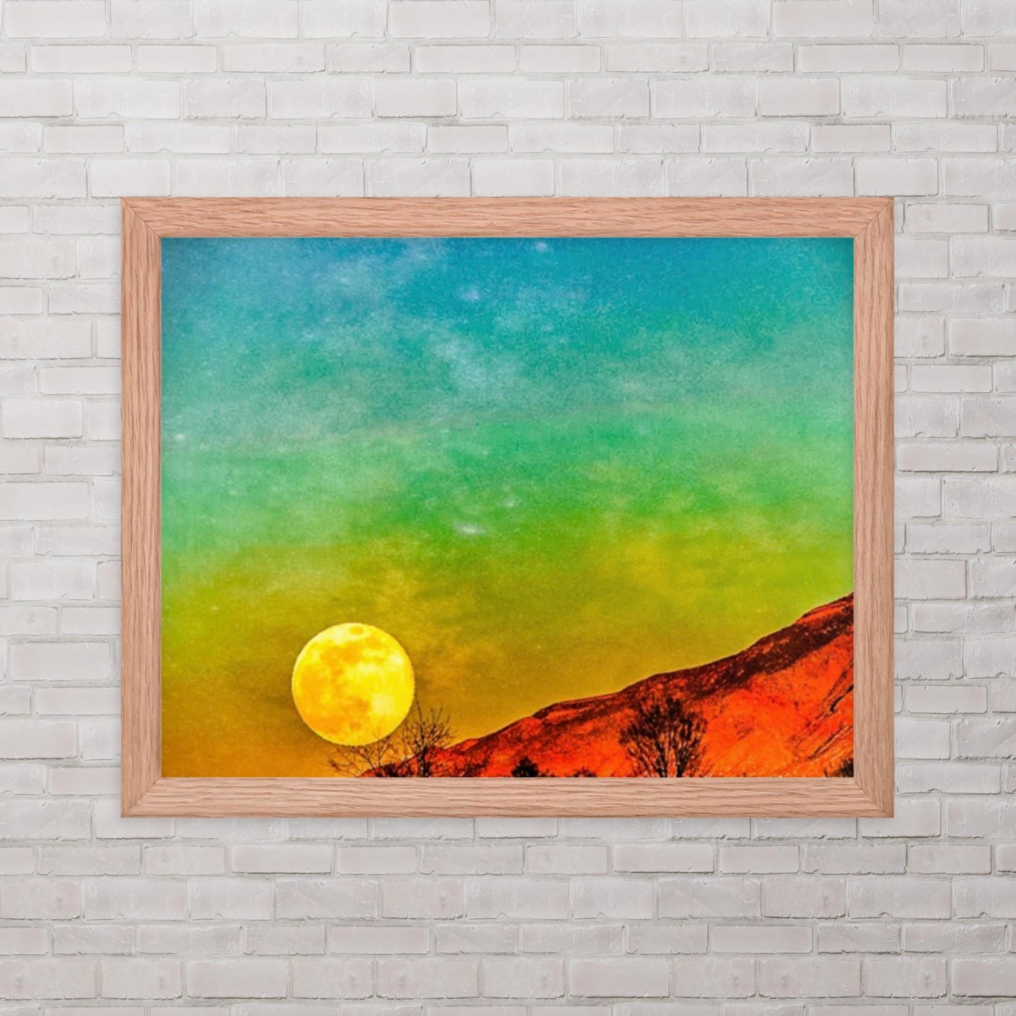 Moon Rise in C Minor (Framed poster)