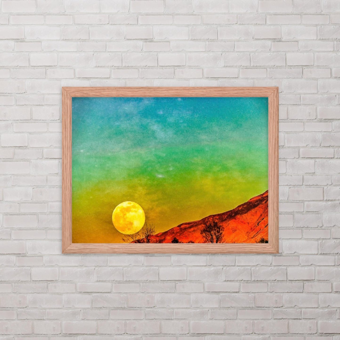 Moon Rise in C Minor (Framed poster)