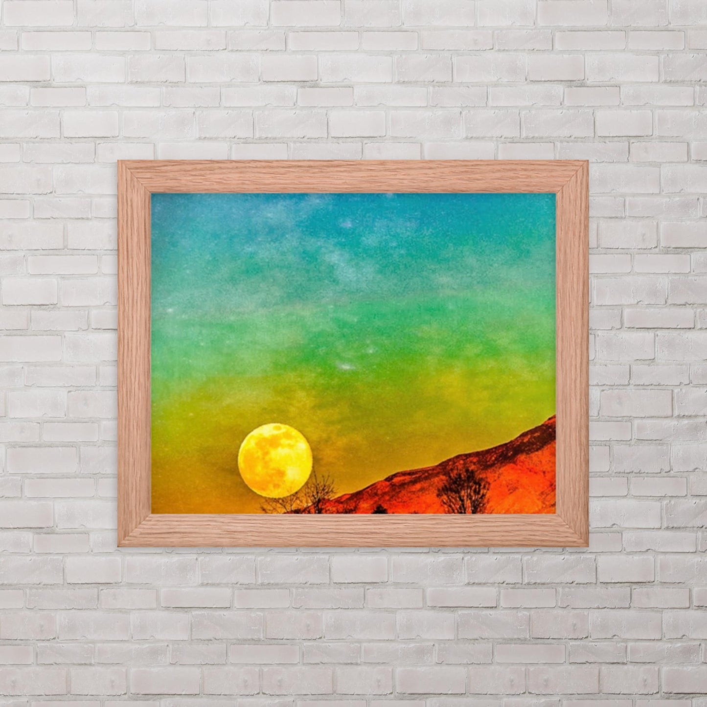 Moon Rise in C Minor (Framed poster)