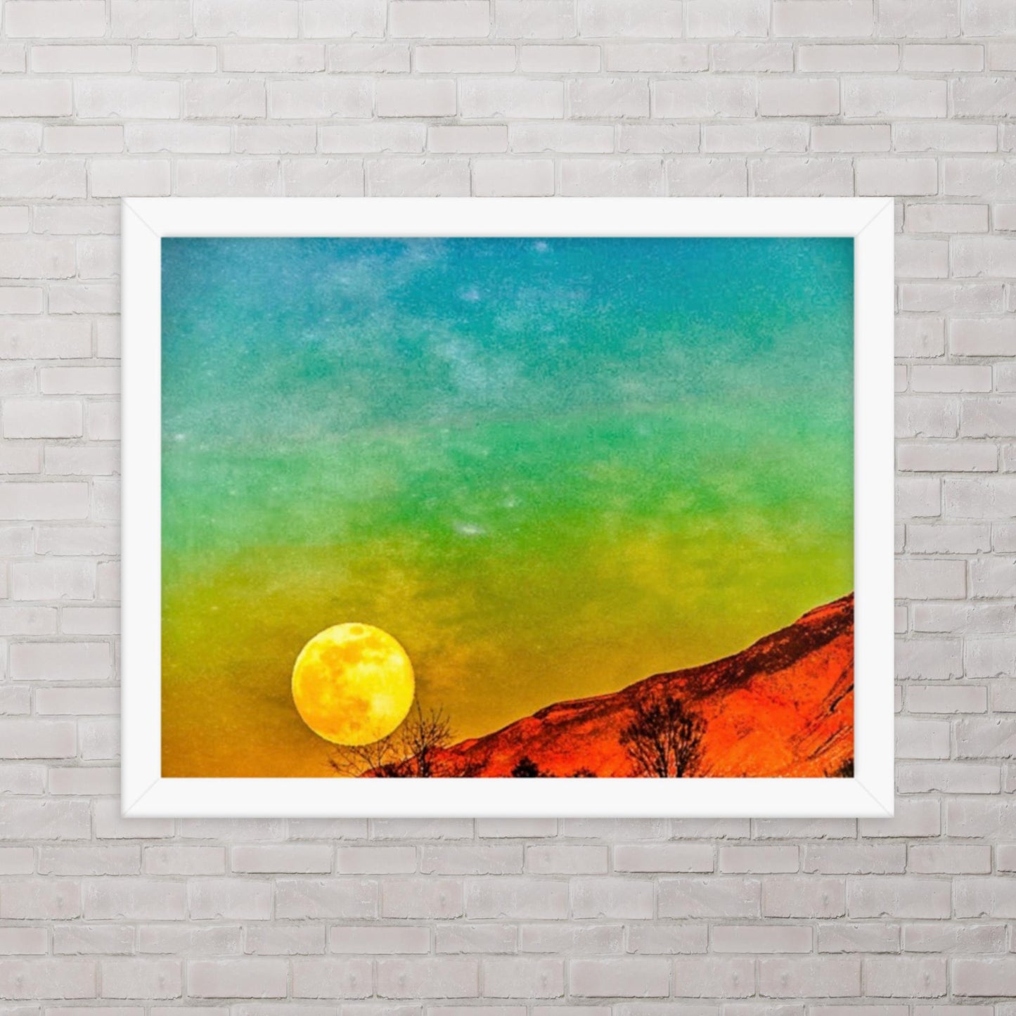 Moon Rise in C Minor (Framed poster)