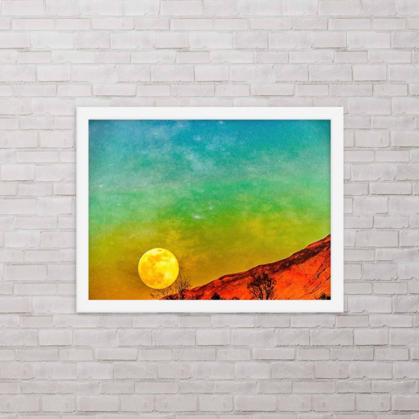 Moon Rise in C Minor (Framed poster)