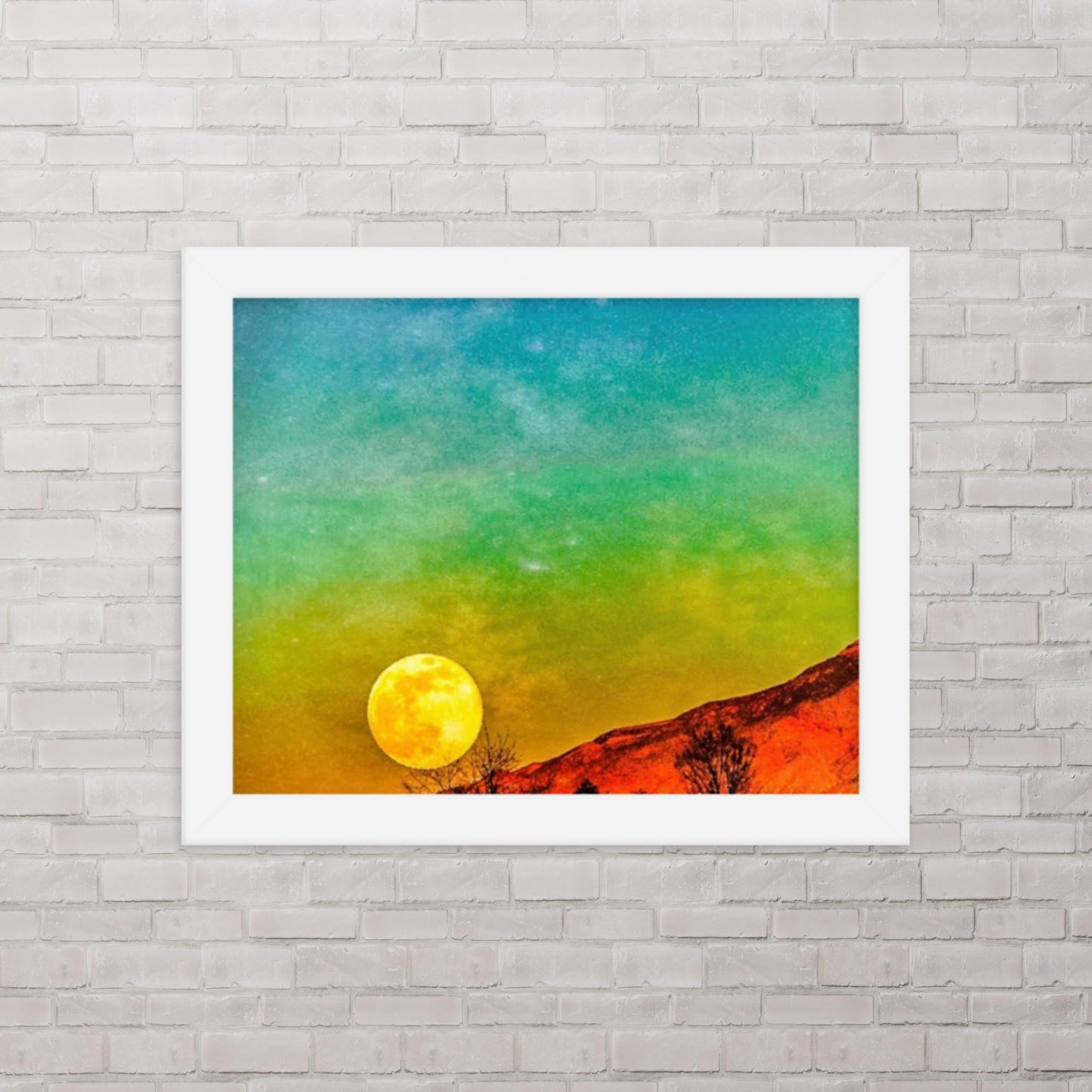 Moon Rise in C Minor (Framed poster)