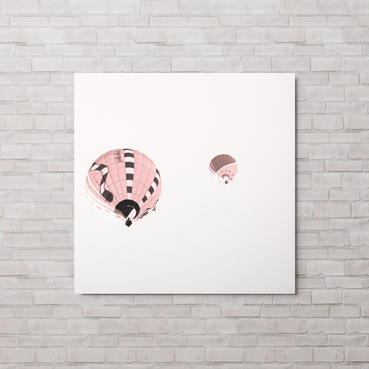 Minimal Pink (Metal print)