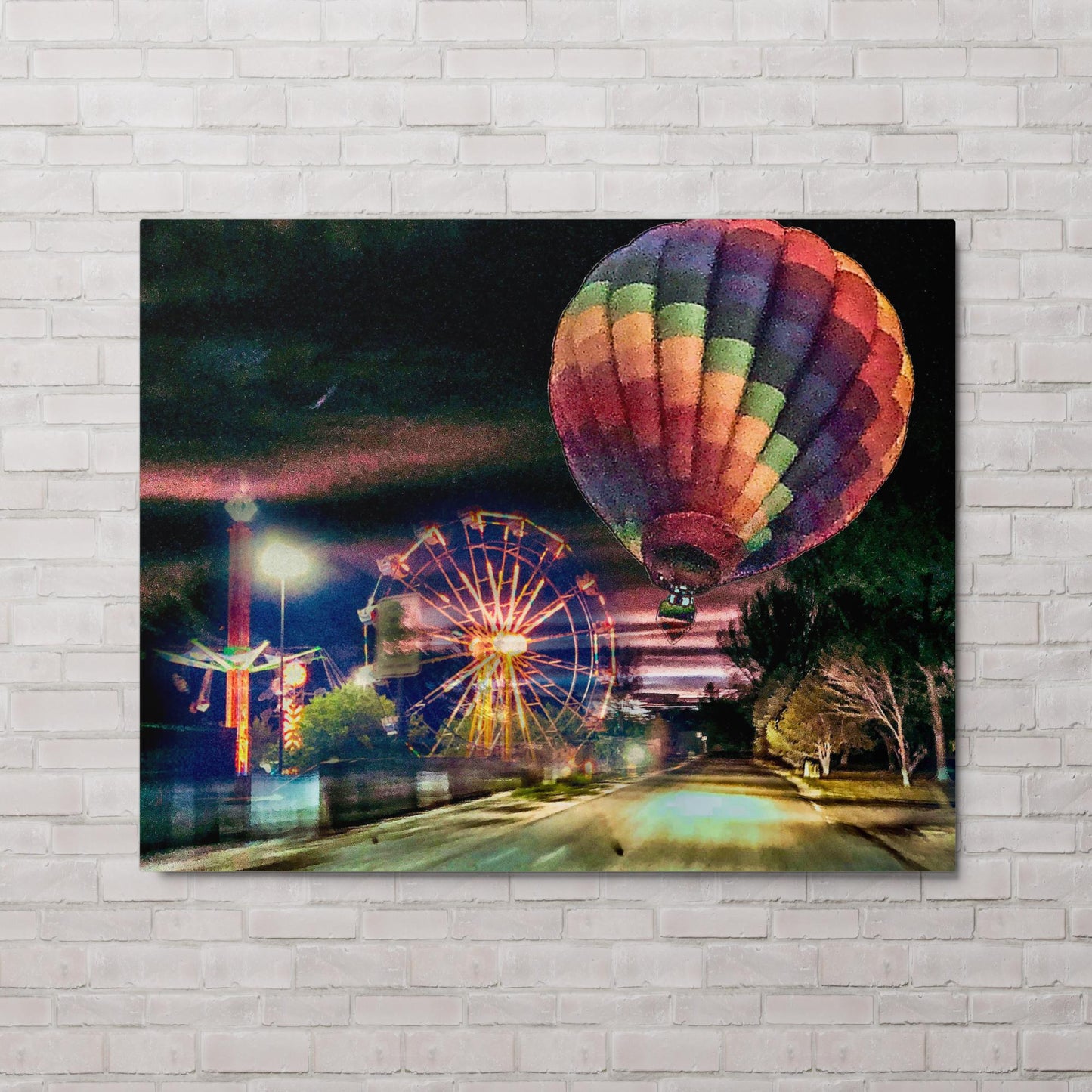 Night Faeries Ball (Metal print)