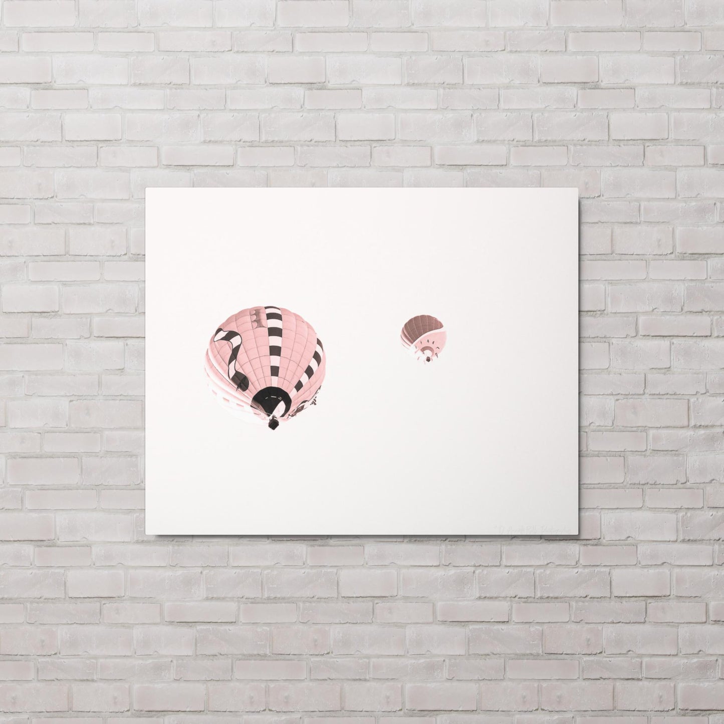 Minimal Pink (Metal print)